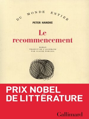 cover image of Le recommencement